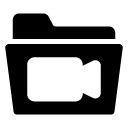 video camera glyph Icon