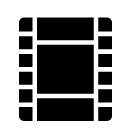 video movie glyph Icon