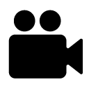 video projector glyph Icon
