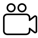 video projector line Icon