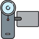 video recorder filled outline Icon