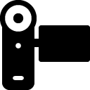 video recorder filled outline Icon