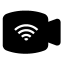 video wireless glyph Icon