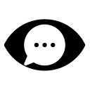 view chat glyph Icon