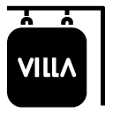 villa sign glyph Icon