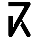 virtual reality logo glyph Icon