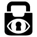 visbility lock glyph Icon