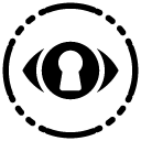 visibility circle glyph Icon