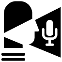 voice glyph Icon