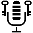 voice key glyph Icon