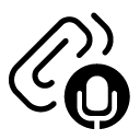 voice record glyph Icon