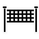 volleyball net line Icon