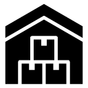 warehouse glyph Icon