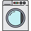 washing machine filled outline icon