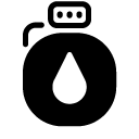 water bottle glyph Icon