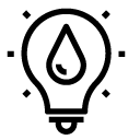 water energy line Icon