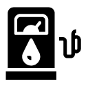 water fuel glyph Icon