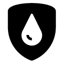 water protection glyph Icon