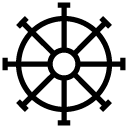wheel line Icon
