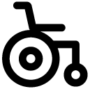 wheelchair line icon