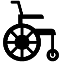 wheelchair solid icon