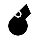 whistle glyph Icon