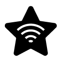 wifi bookmark glyph Icon
