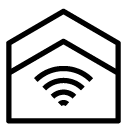 wifi home line Icon