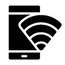 wifi smartphone glyph Icon