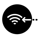 wifi transfer glyph Icon