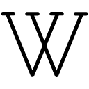 wikipedia line Icon