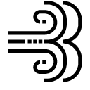 wind glyph Icon