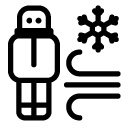 winter man line Icon