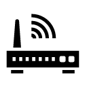 wireless modem glyph Icon
