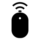 wireless mouse one glyph Icon
