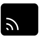 wireless network connection glyph Icon