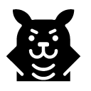 wolf glyph Icon