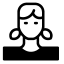 woman glyph Icon