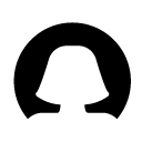 woman user 2 glyph Icon