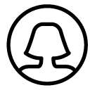 woman user 2 line Icon