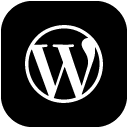 wordpress solid icon