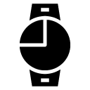 wrist watch glyph Icon