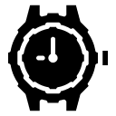 wristwatch glyph Icon