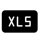 xls glyph Icon