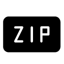 zip glyph Icon