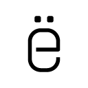 Ë glyph Icon
