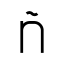 Ñ glyph Icon
