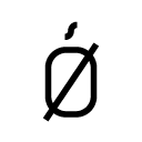 Ø' glyph Icon