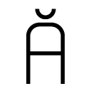 Ă glyph Icon