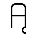Ą glyph Icon